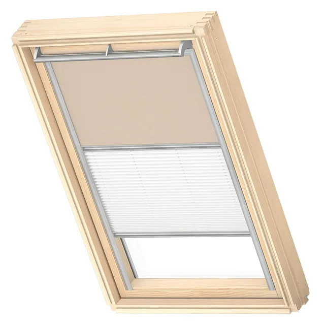 Velux Verdunkelung Plus Duo Rollo sandbeige CK02 Dachfenster