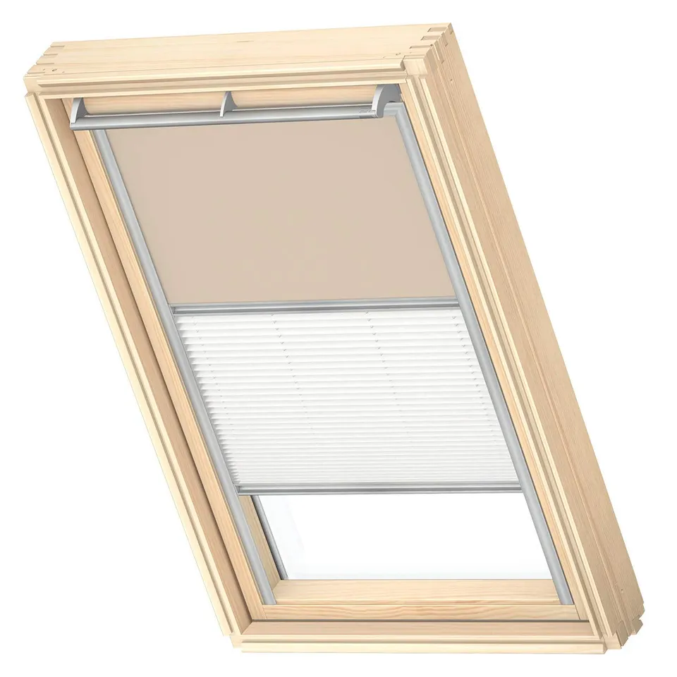 Velux Verdunkelung Plus Duo Rollo sandbeige CK02 Dachfenster