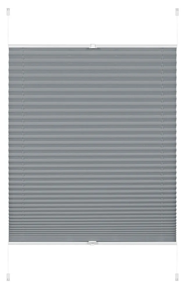 GARDINIA EASYFIX Greta Plissee Rauchblau 50x130 cm