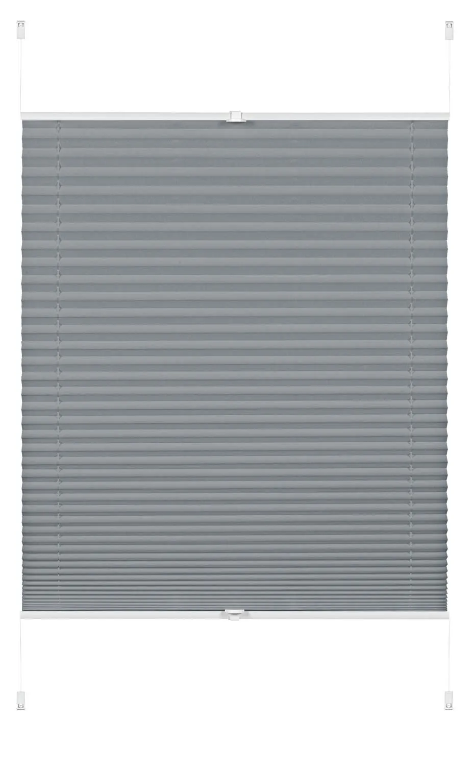GARDINIA EASYFIX Greta Plissee Rauchblau 50x130 cm