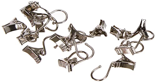 GARDINIA Chicago Seilklammer Metall Nickel 20 Stück
