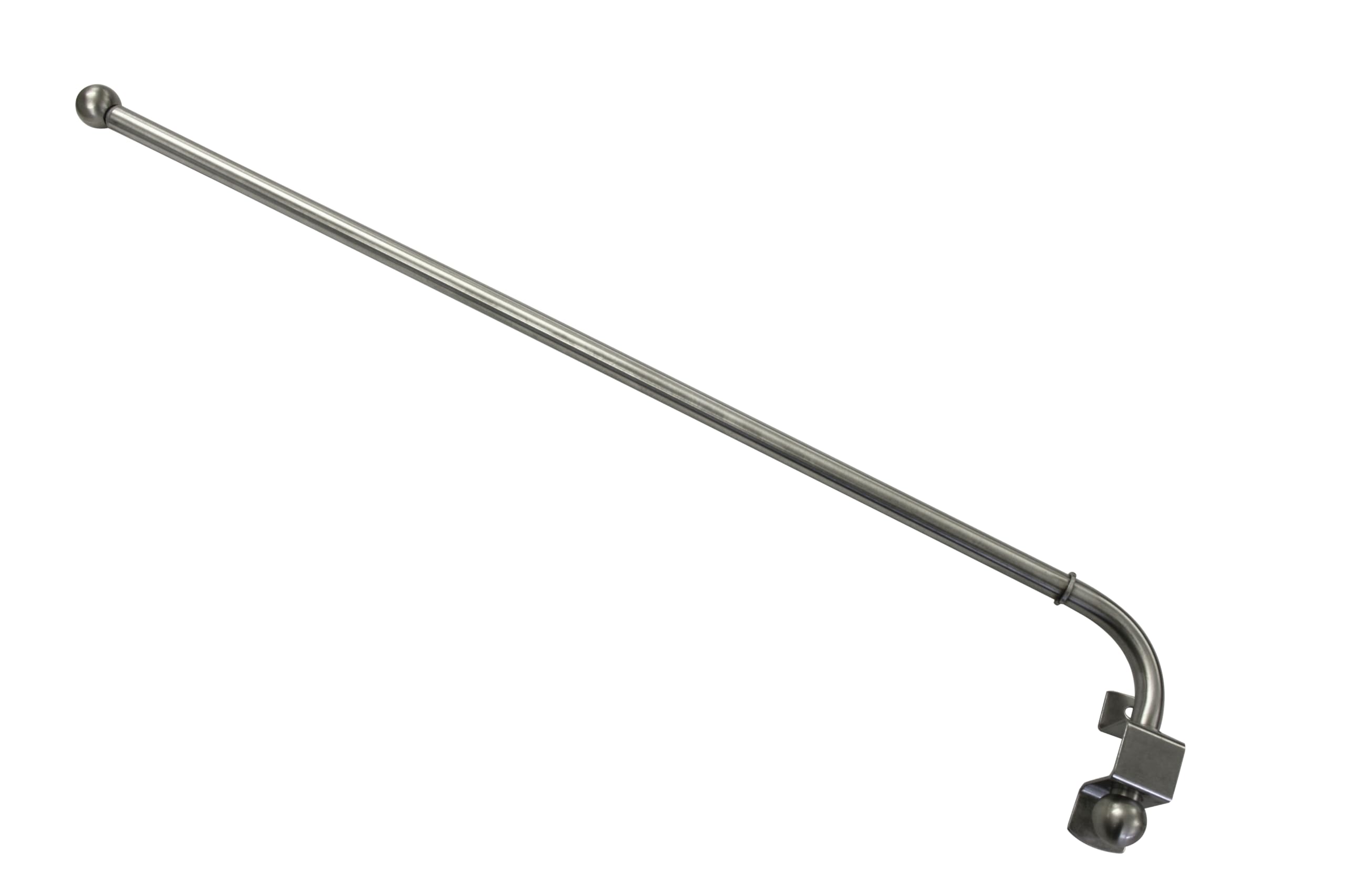 GARDINIA Denver Schwenkstange 55-85cm Edelstahl-Optik