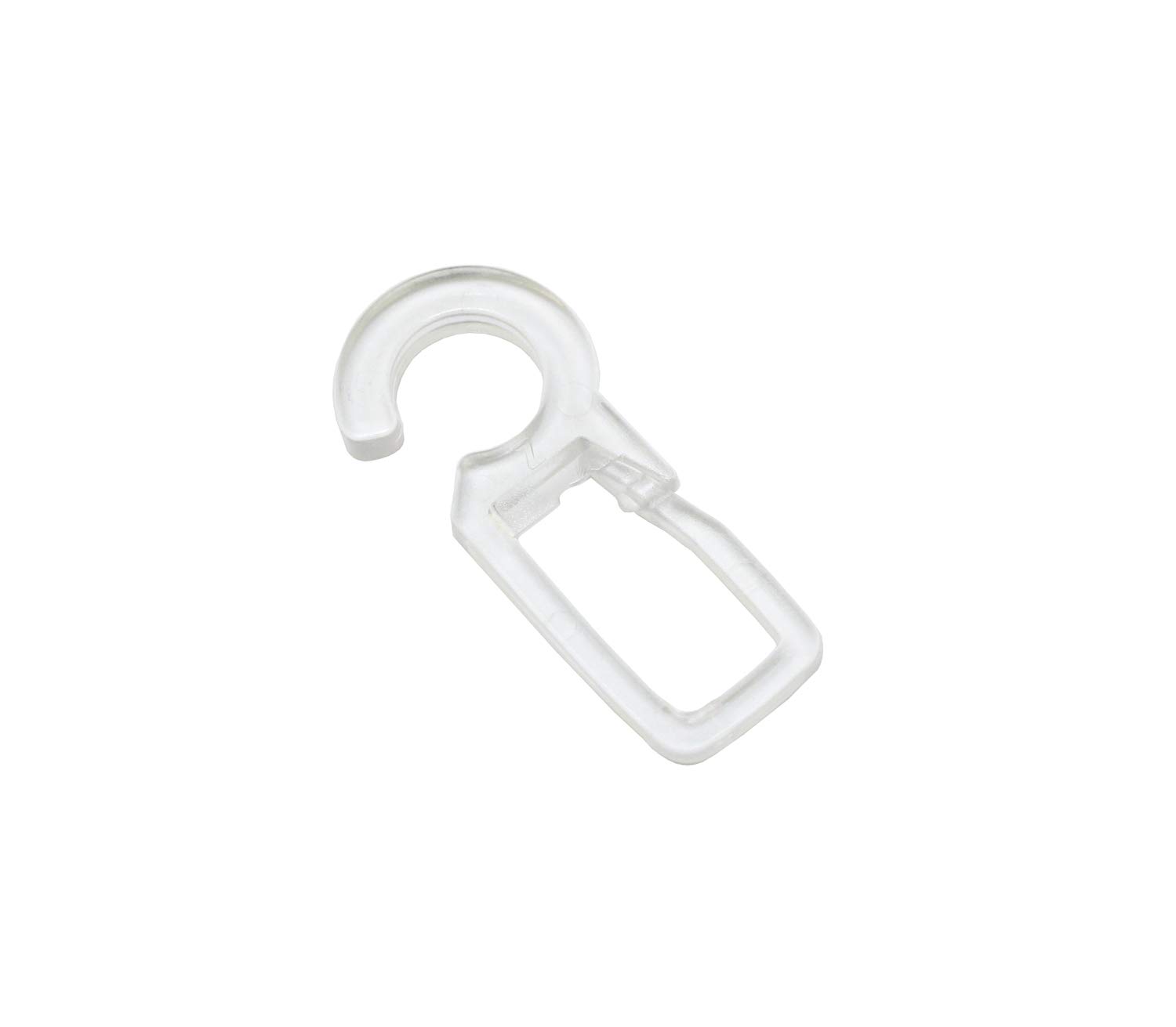 GARDINIA Chicago Faltenlegehaken Transparent 10 Stück