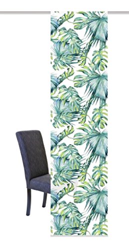 Home Fashion Schiebegardine Jungle Schiebevorhang 245x60 grün blickdicht