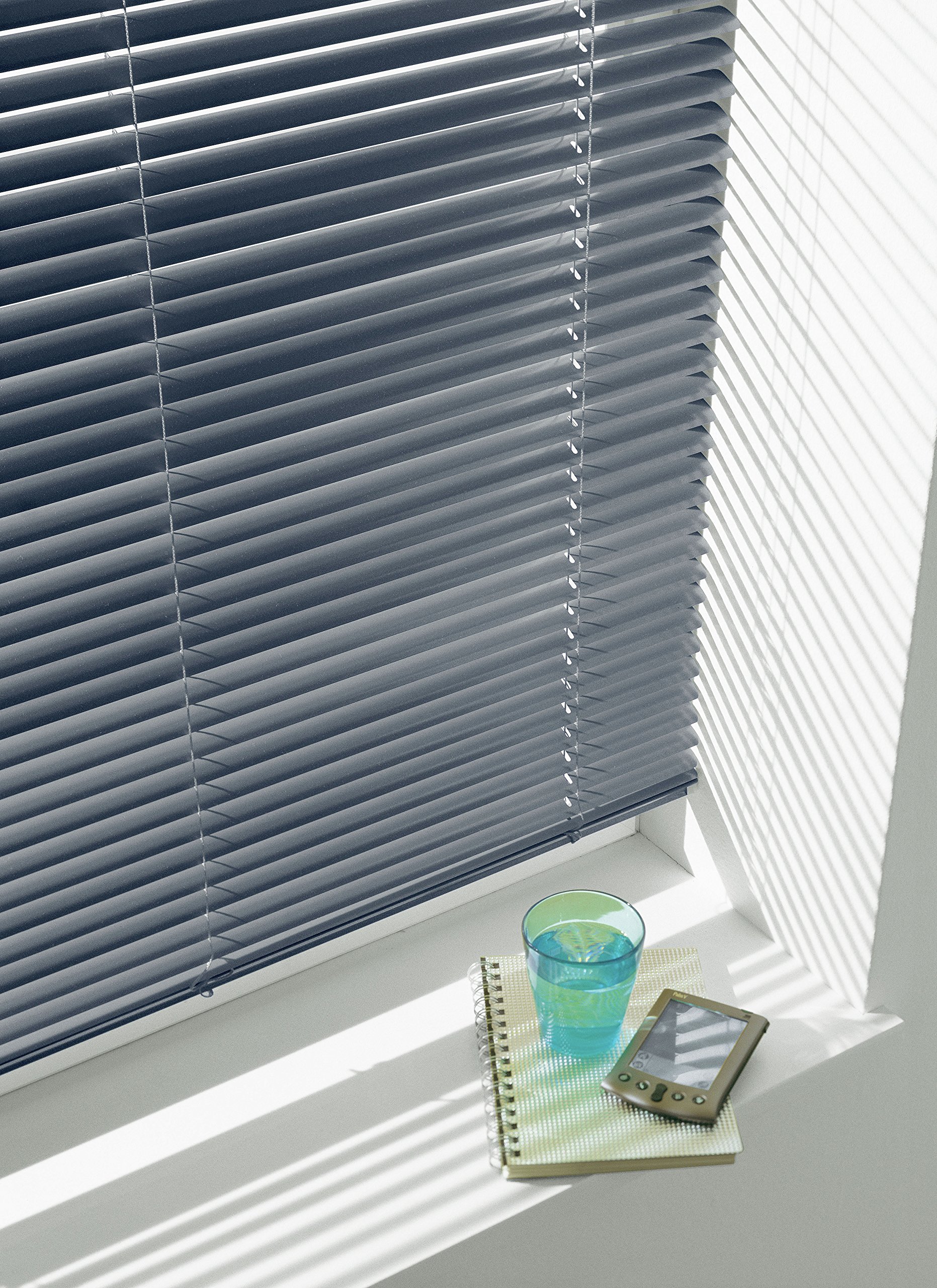 GARDINIA Solid Alu-Jalousie 90x175 cm Schiefergrau