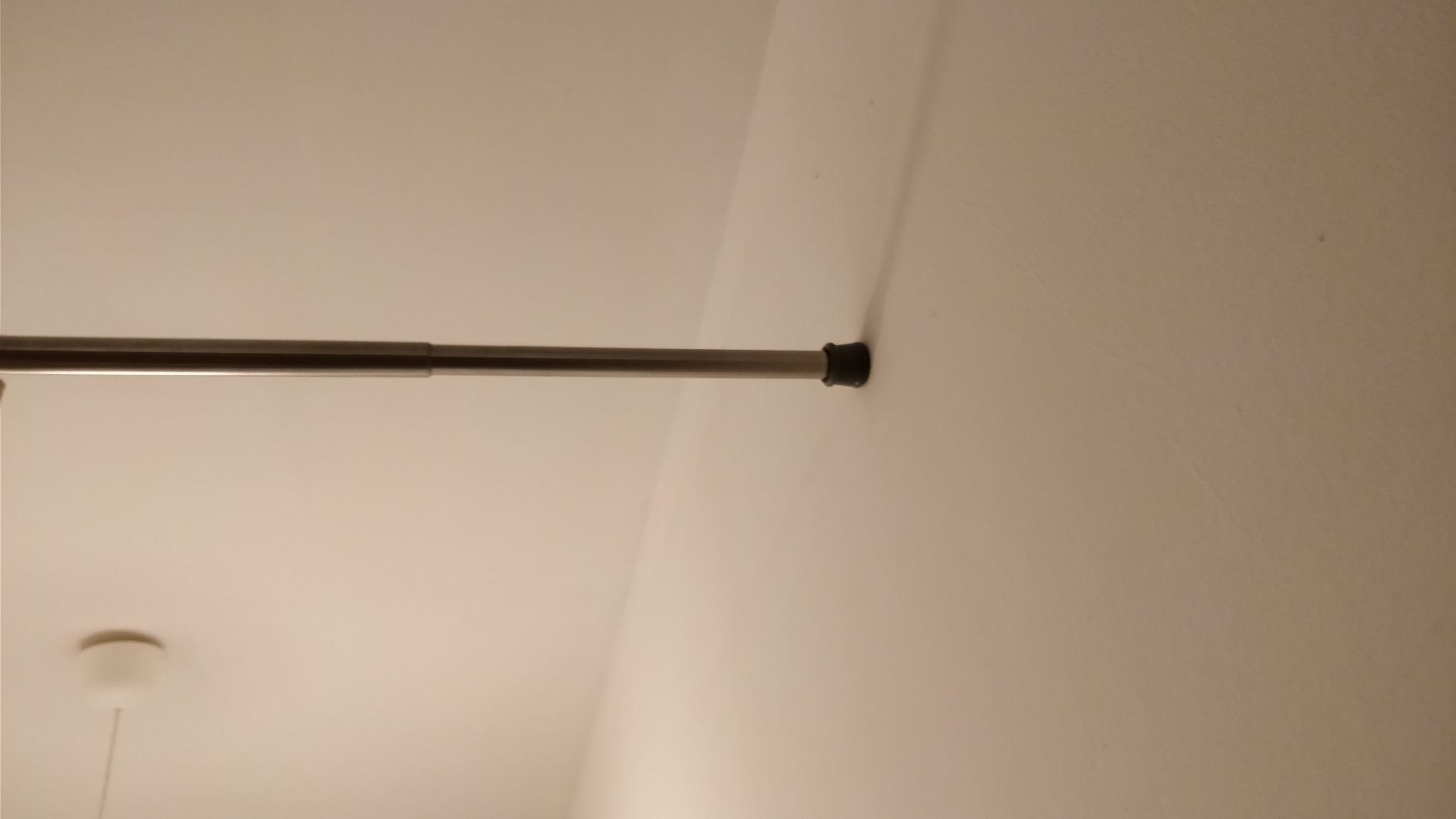 Gardinia Denver Spannstange 80-130 cm Nickel-Optik ohne Bohren