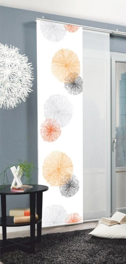 Home Fashion Schiebegardine Rawlins 245x60 Orange 1er