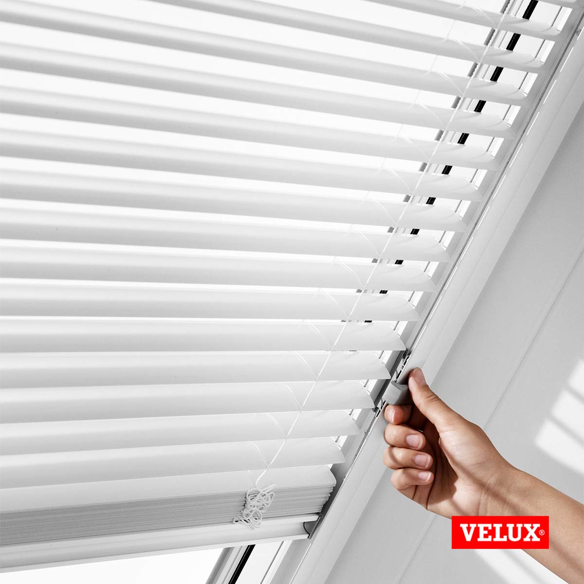 VELUX Jalousien C02 Jalousie Sand Strukturiert Weiß