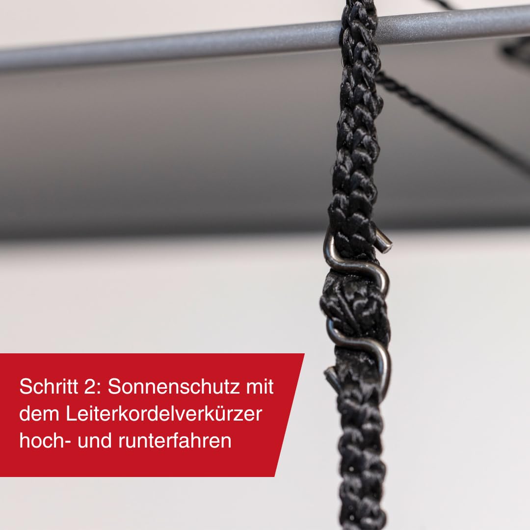 WAREMA Terrea Leiterkordelverkürzer 10er-Set Schwarz