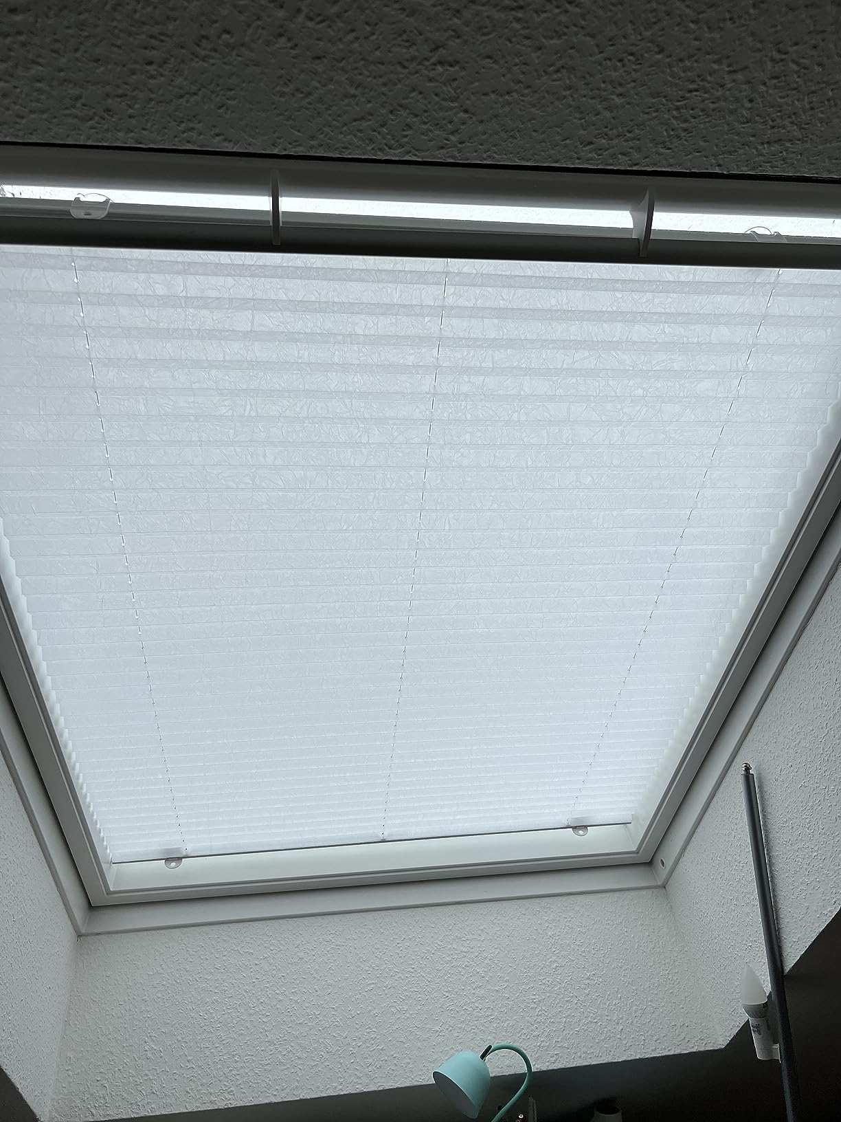 GARDINIA Solo Plissee Grau 47,3x100 cm Dachfenster