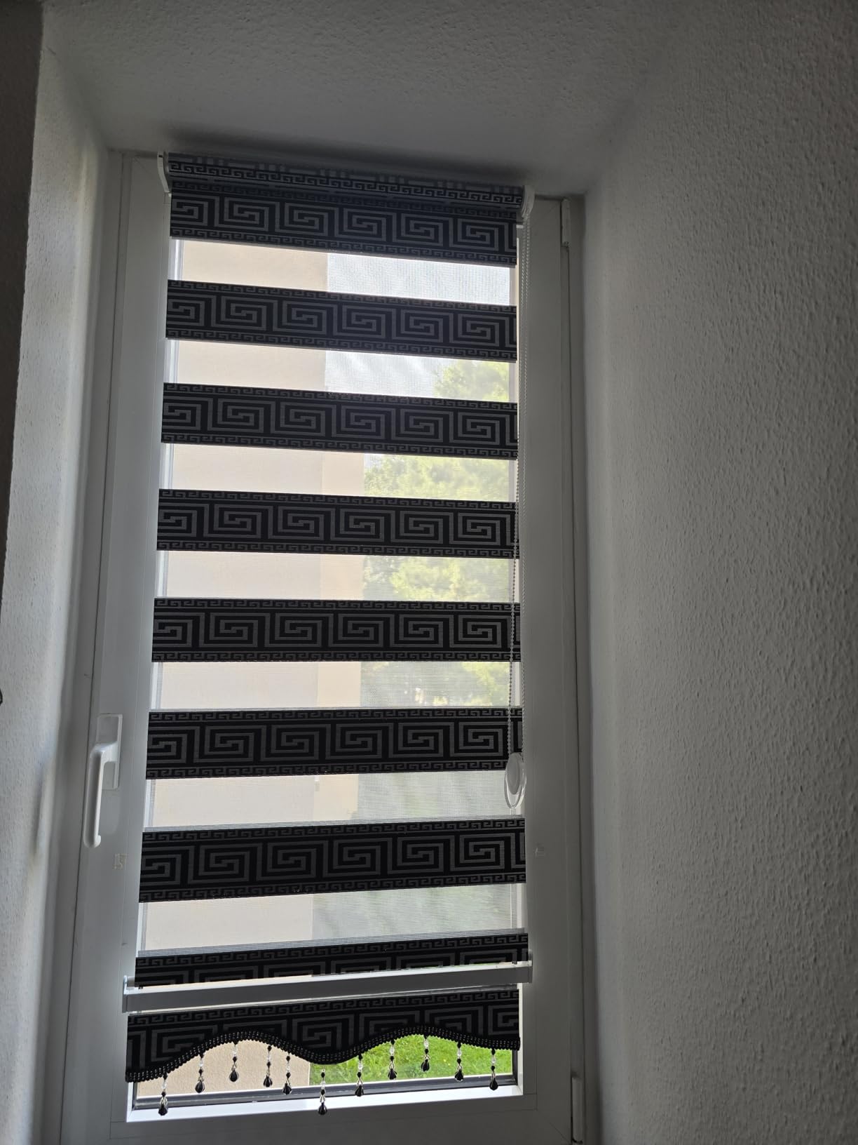 Brillant Doppelrollo Klemmfix Medusa Barock 50x200 cm Glitzer