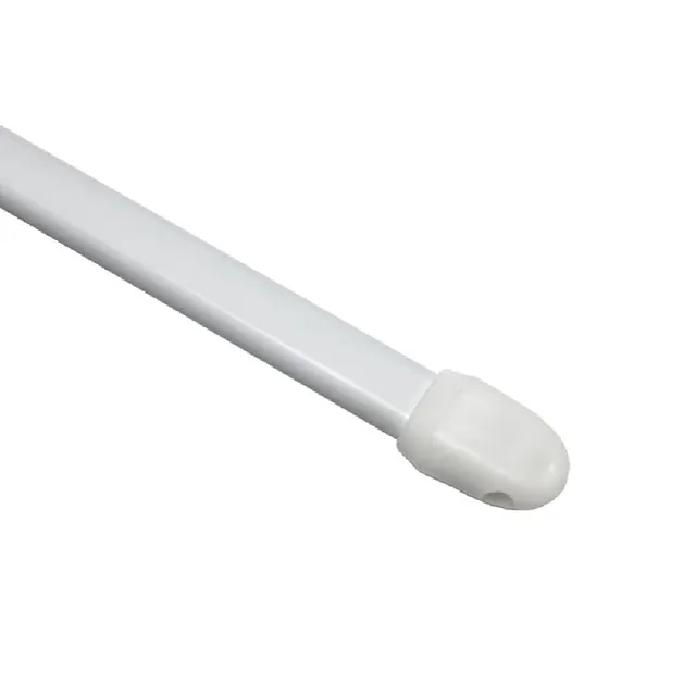 GARDINIA Denver Vitragestange weiß 30-50 cm 2 Stück
