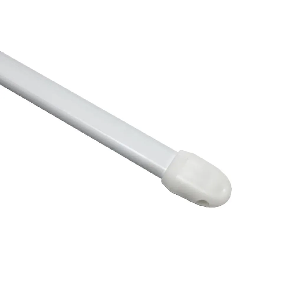 GARDINIA Denver Vitragestange weiß 30-50 cm 2 Stück