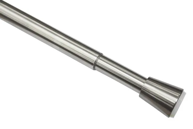 GARDINIA Denver Spannstange 90-140 cm Edelstahl ohne Bohren