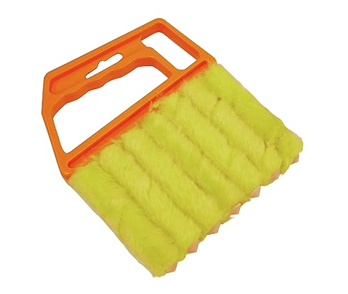 GARDINIA Solid Reinigungsbürste Jalousie Gelb-Orange 12x15
