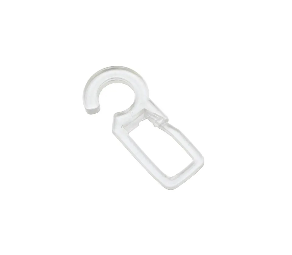GARDINIA Chicago Faltenlegehaken Transparent 10 Stück