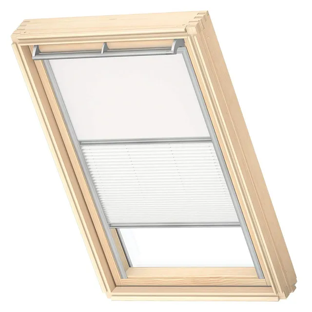 VELUX Verdunkelung Plus C02 Verdunkelungsrollo Weiß Duo