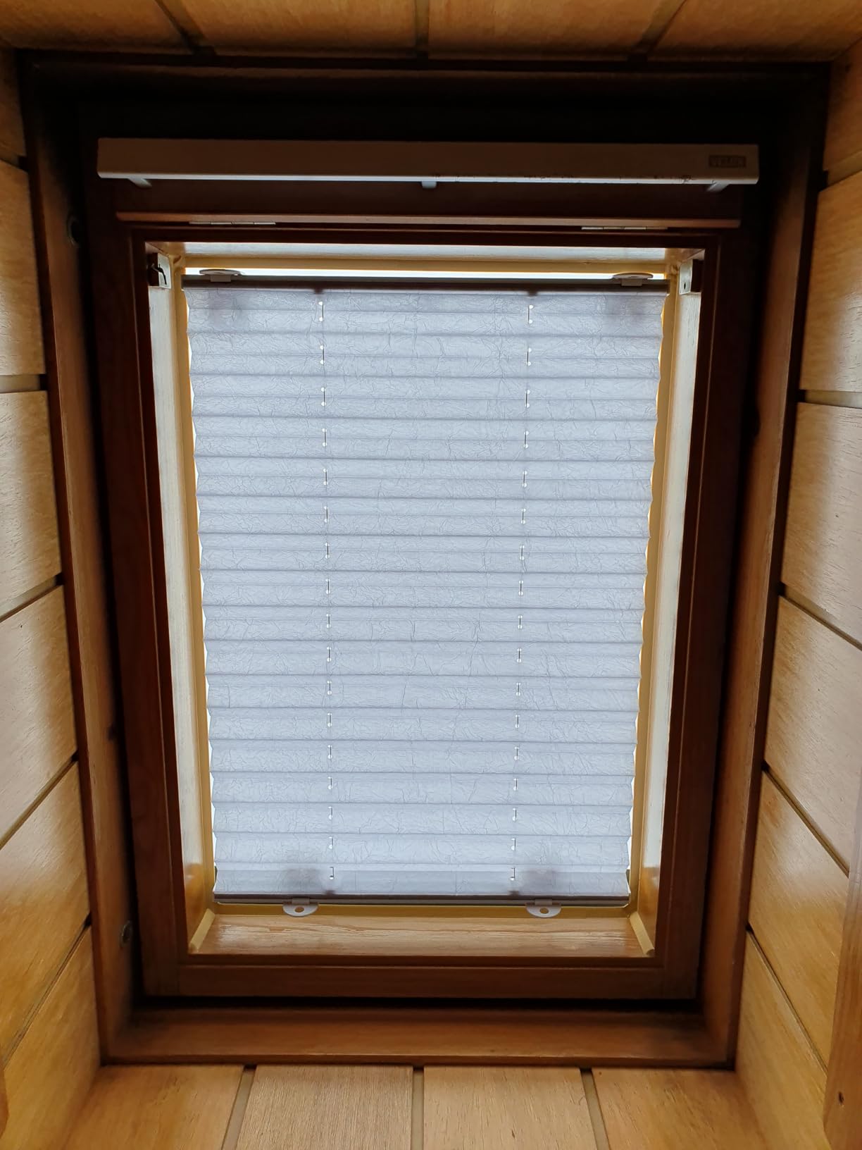 GARDINIA Solo Plissee Grau 47,3x100 cm Dachfenster