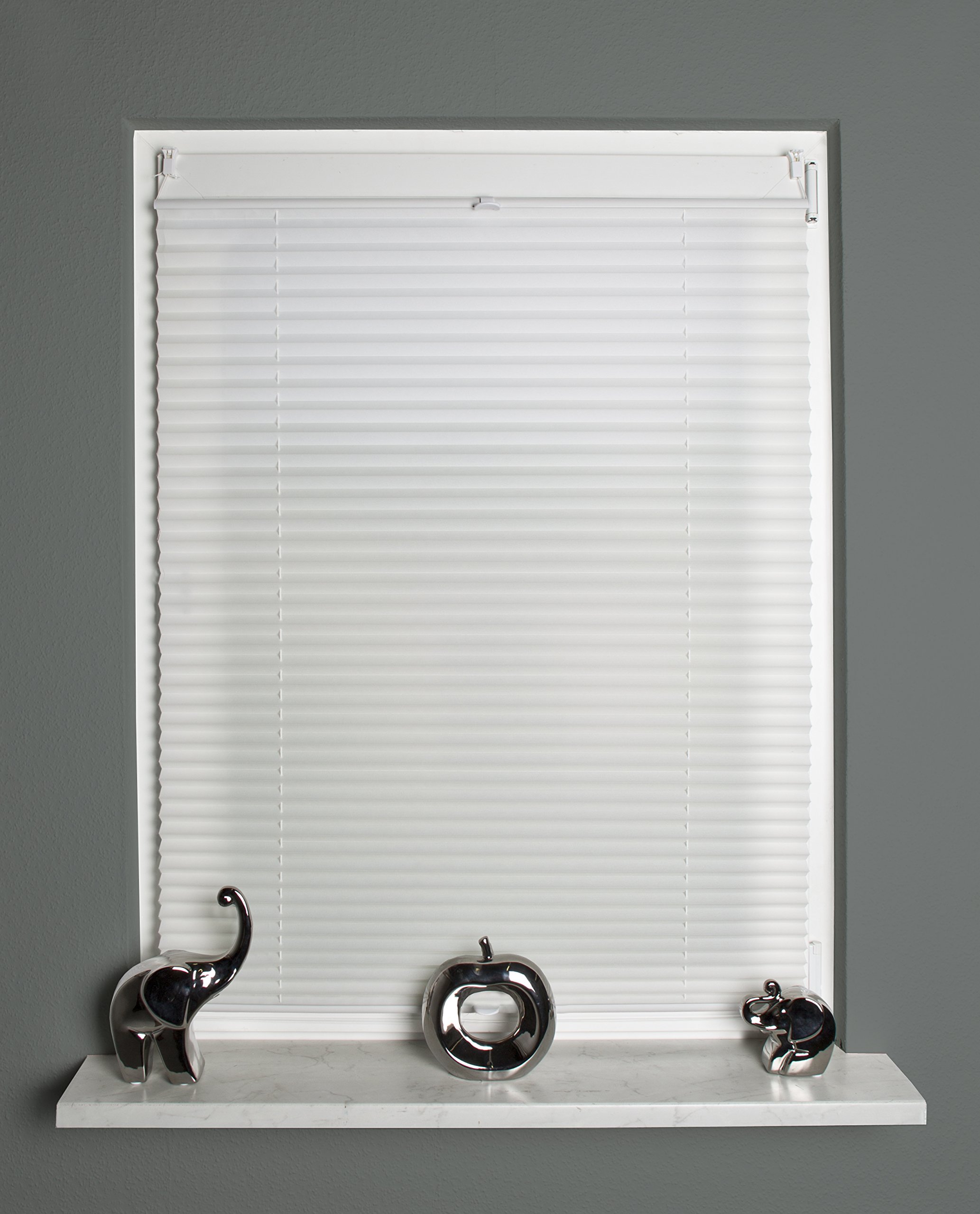 Home Fashion Plisseerollo Up&Down weiß 100x130 cm